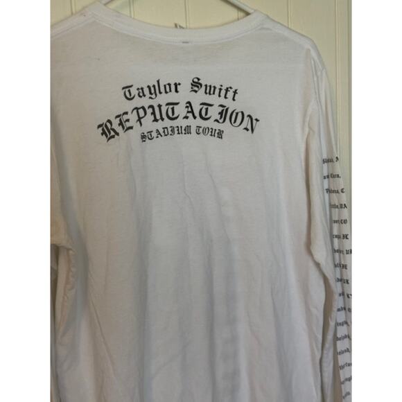 Taylor Swift Reputation Stadium Tour Long Sleeve Band Tee L - Picture 4 of 8